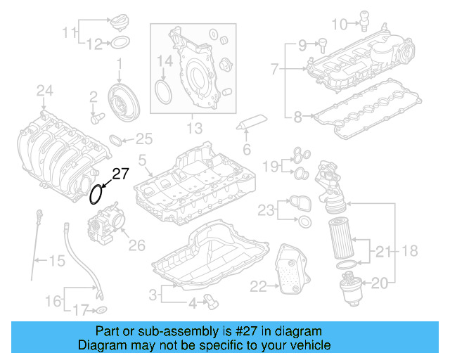 Fuel Injection Throttle Body Mounting Gasket 07K-129-748-A - View 13