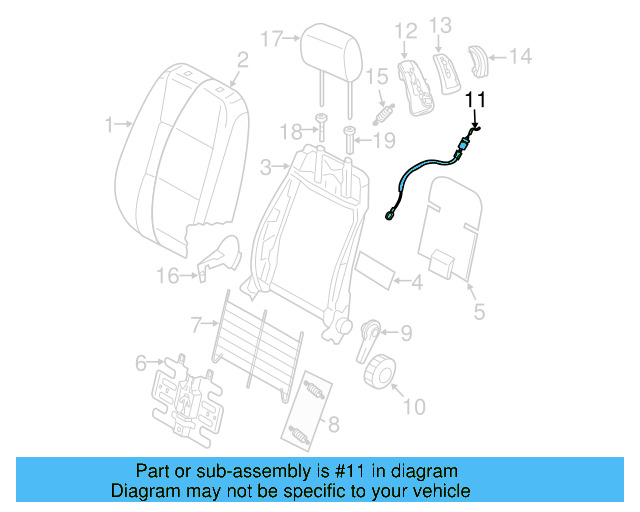 Adjust Lever 1K0-881-092-B - View 11