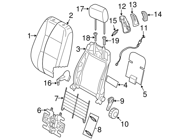 Adjust Lever 1K0-881-092-B - View 23