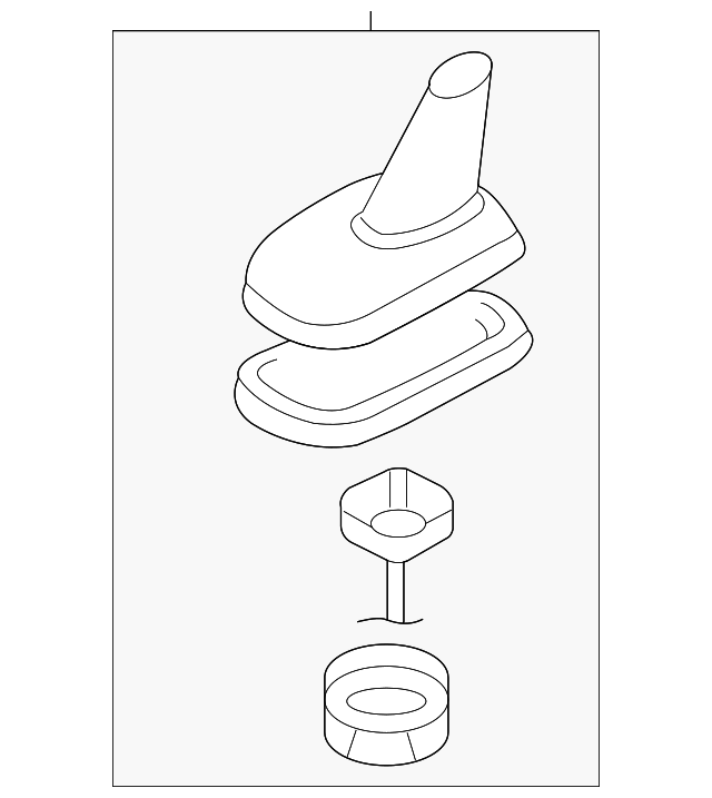Radio Antenna Assembly 3C0-035-507-M - View 2