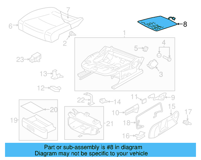 Seat Cover 5K0-881-405-B-ILZ - View 3