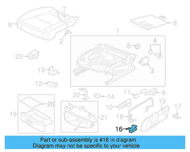 Track End Cover 8P0-881-348-B-01C - View 6