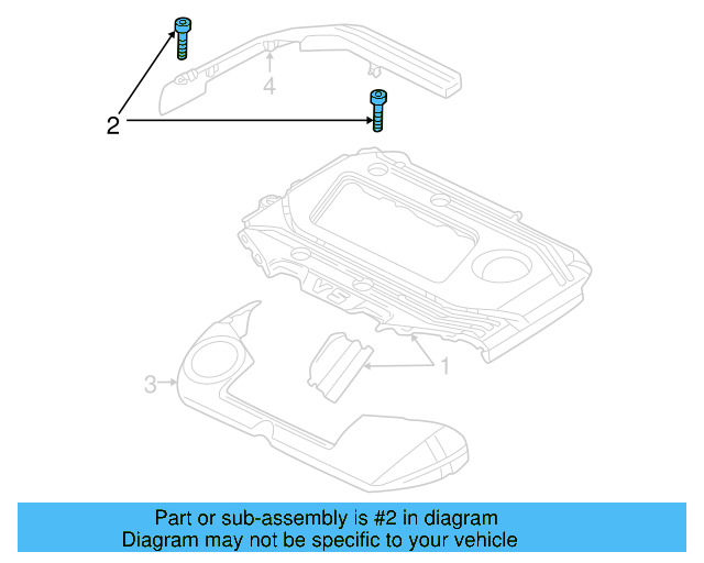 Intake Cover Bolt N-104-734-01 - View 3
