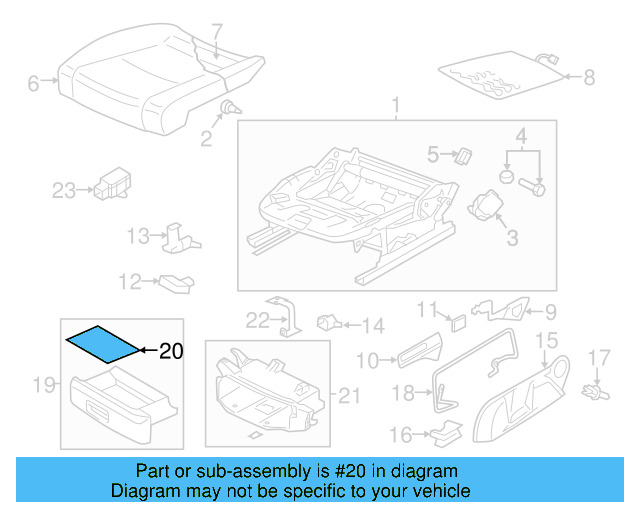 Retaining Bracket 8E0-881-560