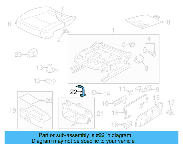 Bracket 1K0-881-547-A - View 5