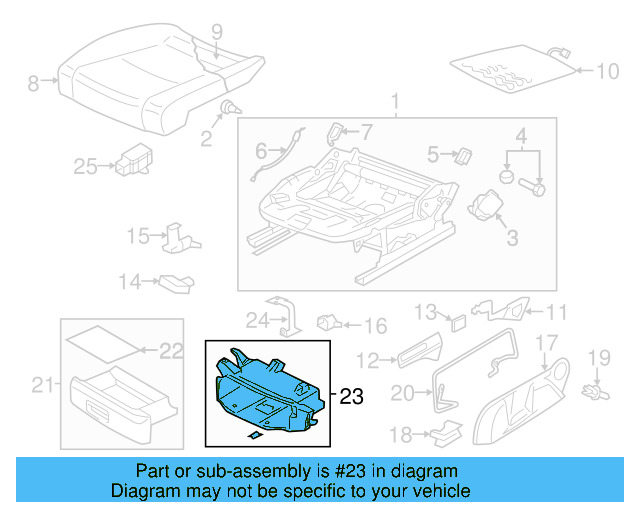 Bracket 1K0-881-547-A - View 20