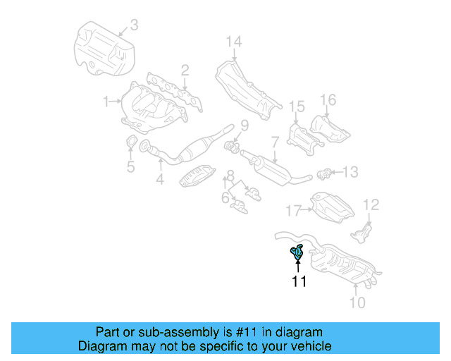 Exhaust Muffler Bracket 1J0-253-144-Q - View 9