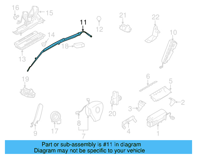 Curtain Air Bag 1K9-880-742-F - View 4