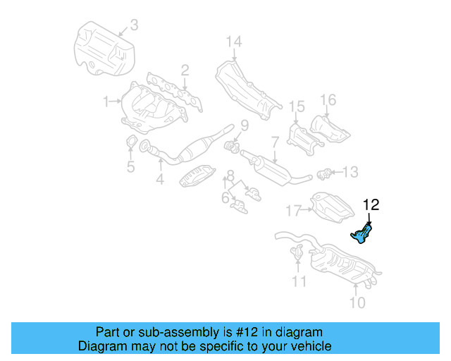 Exhaust Muffler Bracket 1J0-253-144-J - View 45