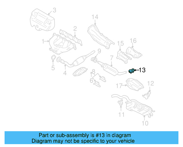 Front Muffler Clamp 357-253-141-A - View 10