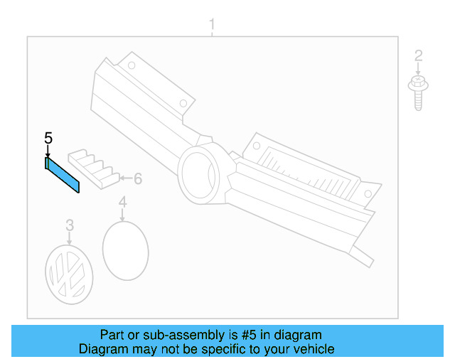 Nameplate 1K5-853-679-F-739 - View 4