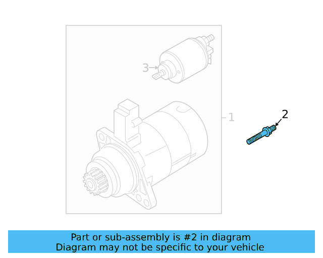 Alternator Bracket Mount Bolt N-911-519-01 - View 6