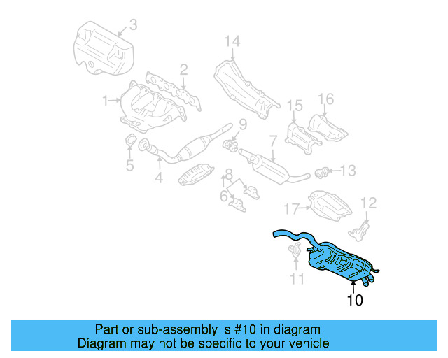 Muffler 1J6-253-609-CB - View 8