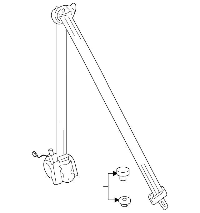 Lap & Shoulder Belt 1K3-857-706-H-RAA - View 3
