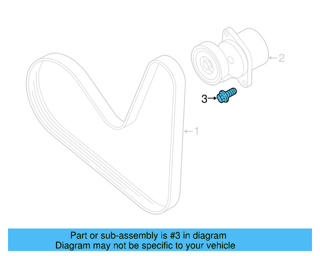Belt Tensioner Bolt N-107-663-01 - View 29