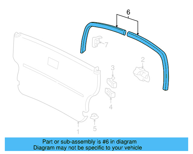 Upper Trim 705-867-627-E-28R - View 3