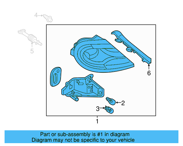 Tail Lamp Assembly 5C5-945-208-E - View 3