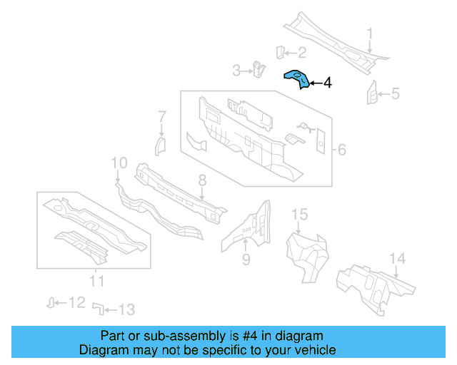 Bracket 7B0-803-318-A - View 3