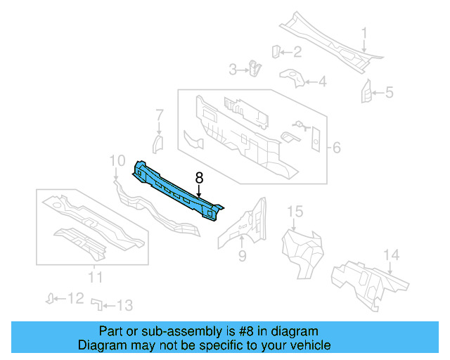 Upper Panel 7B0-803-157-A - View 3