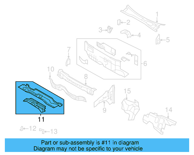 Plenum Panel 7B0-803-155-A - View 3
