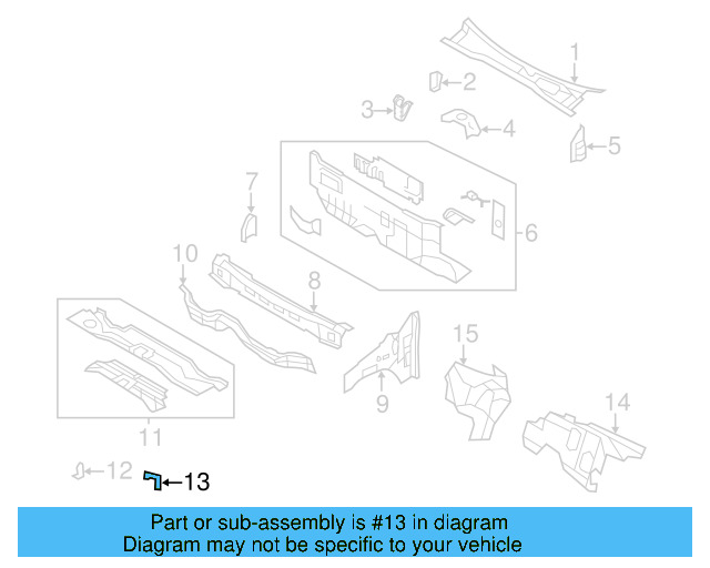 Mount Bracket 7B0-955-717 - View 2