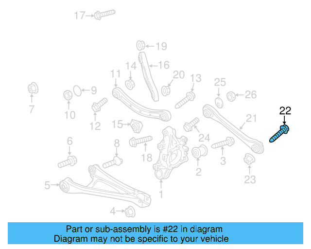 Track Bar Mount Bolt N-910-205-02