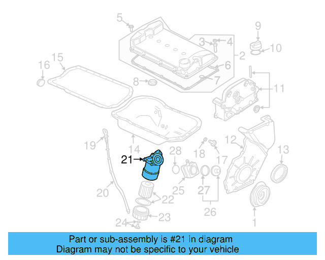 Oil Filter Housing 022-115-403-R - View 23