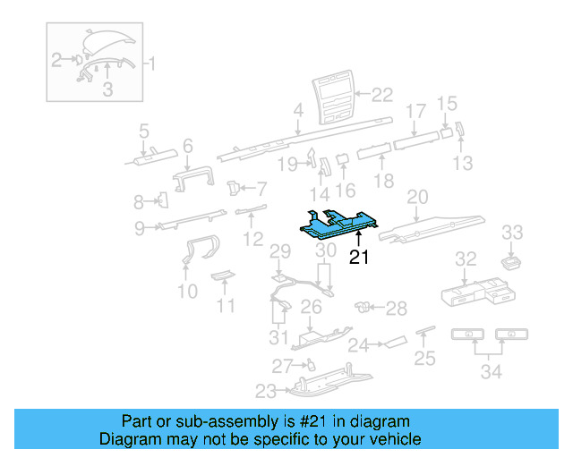 Lower Cover 3D1-819-659-D