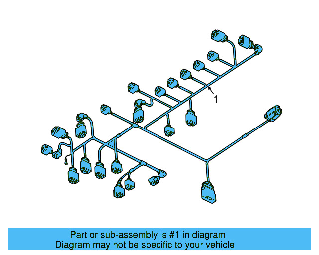 Engine Harness 07K-972-619-AL - View 2