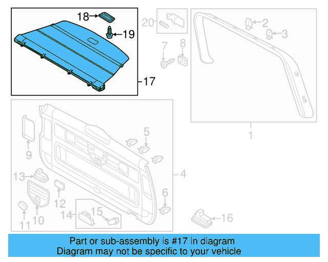 Cargo Cover 7P6-867-773-45W - View 6