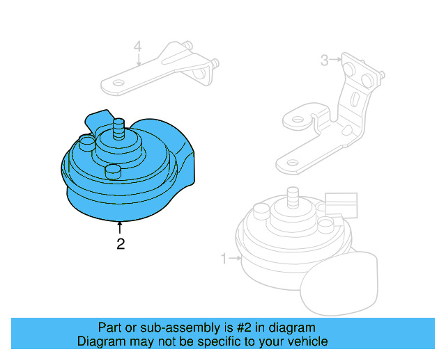 Horn 3C0-951-221-F - View 5