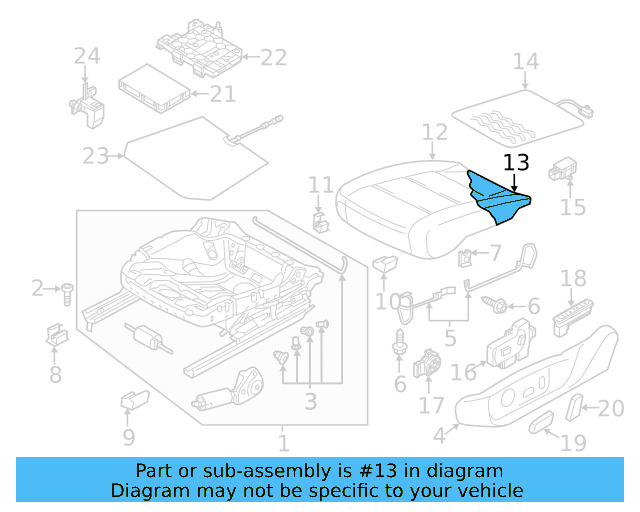 Seat Cushion Pad 561-881-375-G - View 11