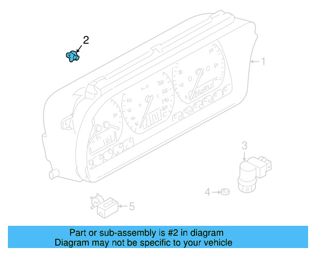 Vehicle Speed Sensor 357-919-149 - View 6