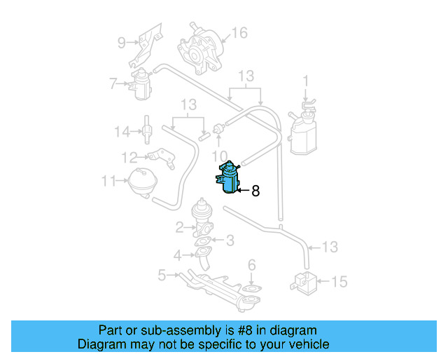 Exhaust Gas Re 1K0-906-627-D - View 11