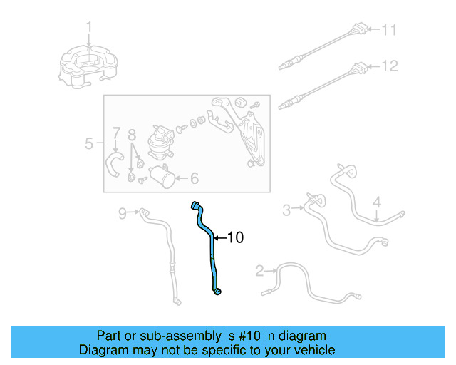 Hose 1K0-906-272 - View 32