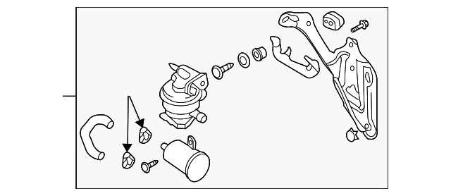 Evaporative Emissions System Leak Detection Pump 1K0-906-201-D - View 39