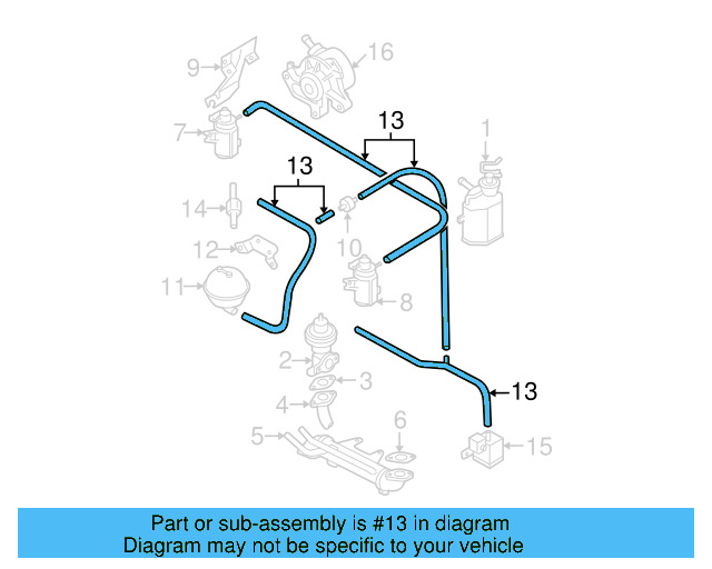 Vacuum Hose N-020-353-27 - View 8