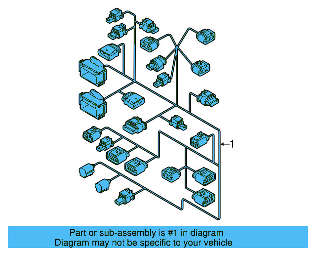 Engine Wiring Harness 06K-971-627-AF - View 3