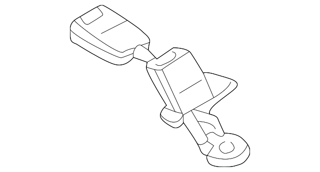 Buckle End 3B0-857-739-A-FCP