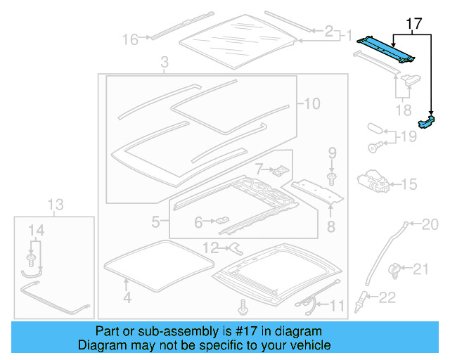 Sunshade 5G6-877-307-C-AK1 - View 7