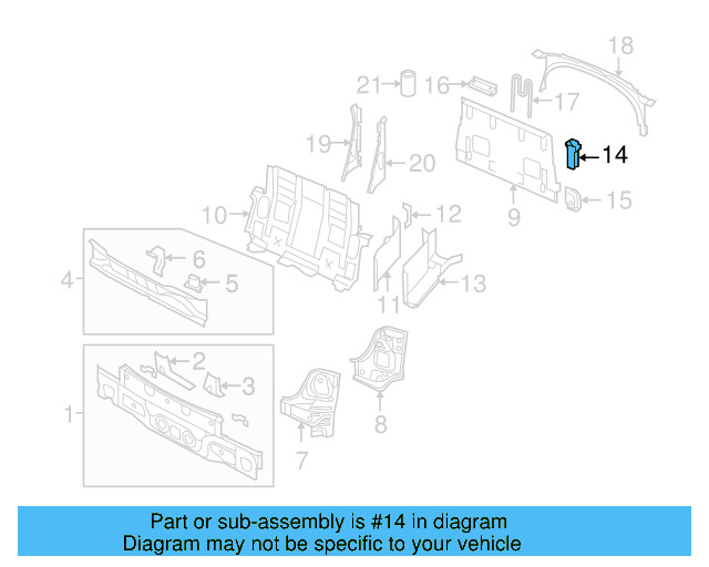 Upper Support 1Q0-813-210 - View 5