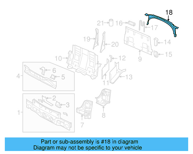 Cross 1Q0-813-623 - View 2