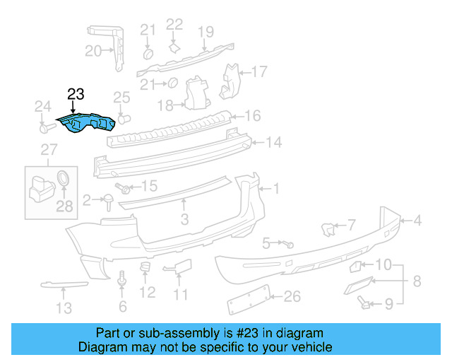 Bumper Guide 7L6-807-394-B - View 5