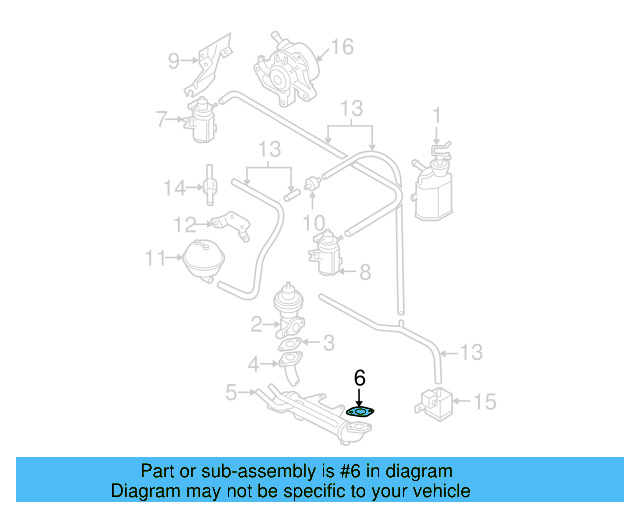 Exhaust Gas Re 03L-131-547-D - View 7