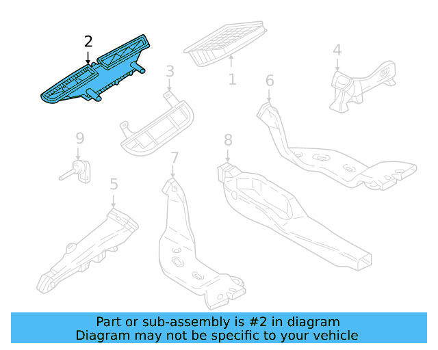Defroster Duct 2GJ-819-063