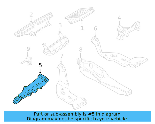 Floor Duct 5TB-819-151 - View 7