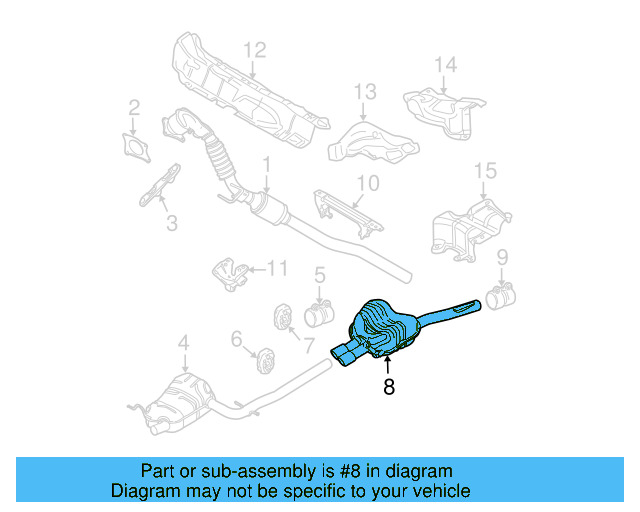 Exhaust Muffler 1K5-253-609-AH - View 3