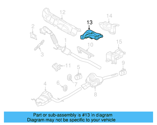Exhaust Heat Shield 5K0-825-635 - View 22
