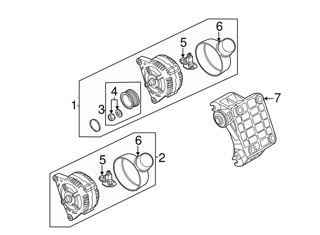 Alternator Bracket 059-903-143-P