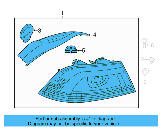 Tail Lamp Assembly 1Q0-945-096-T - View 3